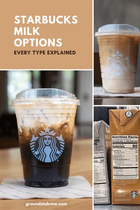 Starbucks milk options. Apr 8, 2019 · 1. Select your milk: Customers can choose from whole, 2% milk or nonfat milk, or non-dairy alternatives such as soy, coconut and almond. 2. Ask for fewer pumps of syrup: To lessen the sweetness of your flavored beverage, ask for fewer pumps of syrup, or select a sugar-free syrup, available in Vanilla or Cinnamon Dolce, or our Skinny Mocha Sauce. 