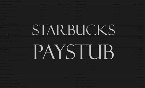 Starbucks partner pay stubs. Things To Know About Starbucks partner pay stubs. 