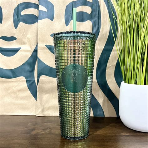 Starbucks Grid Gradient Blue Green Venti Cold Cup 2023 Target Exclusive 2023 (94) $ 20.00. Add to Favorites STARBUCKS Ombré Grid Tumblers - Venti ... NEW Starbucks Fall 2022 Green Copper Rainforest Grid Iridescent Venti 24 oz Tumbler (27) $ 32.99. Add to Favorites Starbucks Authentic Tumbler | New For 2023 | Rare Find | Green Meadow| ….