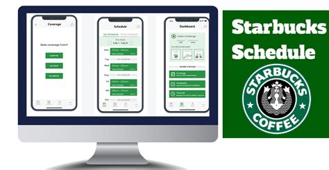 The Starbucks partner schedule system has transitioned to online plat