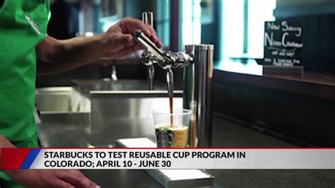Starbucks to test reusable cup program in Colorado