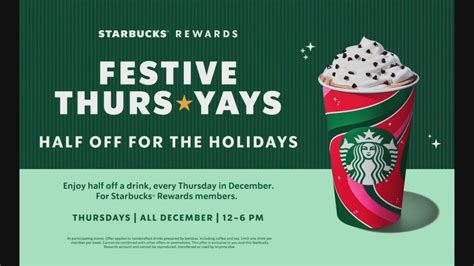Starbucks unwraps holiday discounts for reward members