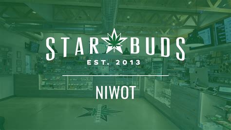 Starbuds niwot. Star Buds Cannabis Dispensary DU. Welcome to Star Buds dispensary located in Denver, Colorado! Happy times are just around the corner with our dispensary, conveniently located at 1640 East Evans Avenue, Denver, CO 80210, off E Evans Ave, near the University of Denver. We’re always close by and ready to help you find that good … 