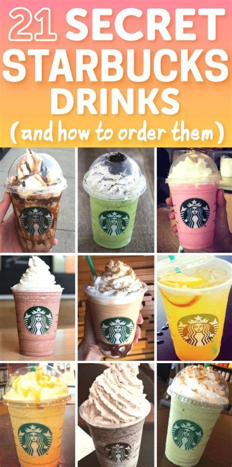 Popular Starbucks Secret Menu Drinks. So, what exactly is the Starbucks secret menu? Here are some of these hidden drink delights. 1. White chocolate pink …. 