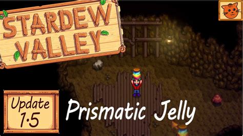 Stardew Valley 1.5 Prismatic Jelly dropped from a Prismatic Slime …