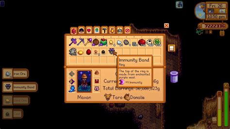 Stardew immunity. So, while wearing BOTH Crabshell and Immunity rings, each boot set would give: - Cinderclown: -11 damage per attack, and 10 immunity. - Mermaid boots: -10 damage per attack, and 12 immunity; if the 12 is overkill, you can relatively safely save a ring slot and be content with 8 immunity and -10 damage, instead swapping the IB for something else. 