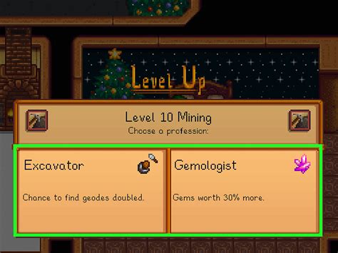 Stardew Valley Mining Professions Summary. The Mining Profession is pretty straightforward. It concerns everything related to breaking rocks and nodes, smelting metal bars, and the like. Leveling .... 