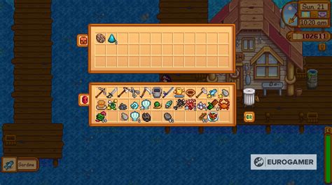 Stardew treasure chest. Secrets. Secret Notes are collectible notes that can be unlocked by walking to the Bus Stop from The Farm during Winter between 6am and 4pm. The player will see a cutscene in which a "Shadow Guy" (who could be Krobus) startles and runs away. After seeing the cutscene, the quest "A Winter Mystery" is added to the player's journal. 