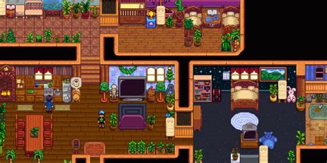 Stardew valley house upgrade costs. Dec 16, 2023 · The first time you upgrade the farmhouse, it'll cost 10,000g and 450 pieces of wood. This upgrade separates the main living area from the bedroom, placing the bed in a separate room to the right ... 