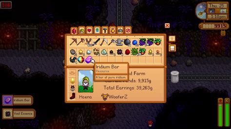 Stardew valley iridium bar id. Stardew Valley creator ConcernedApe has teased that an Iridium Scythe is coming to the popular life simulation game as part of Update 1.6, but it remains to be seen exactly how useful it will be ... 