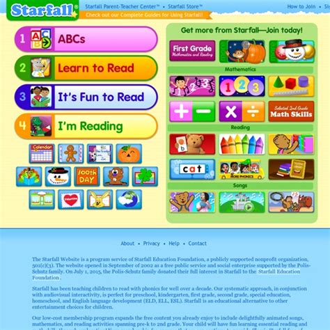 Starfall Learn to Read with Phonics, Learn Mathematics Pearltrees