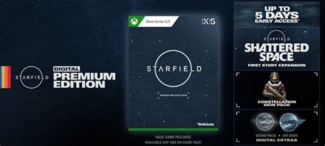 Starfield premium edition. Product Description. Starfield is the first new universe in 25 years from Bethesda Game Studios, the award-winning creators of The Elder Scrolls V: Skyrim and Fallout 4. In this next generation role-playing game set amongst the stars, create any character you want and explore with unparalleled freedom as you embark on an epic journey to answer ... 