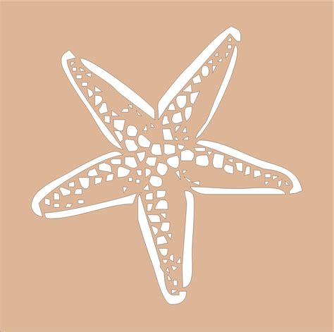 Starfish Stencil Printable