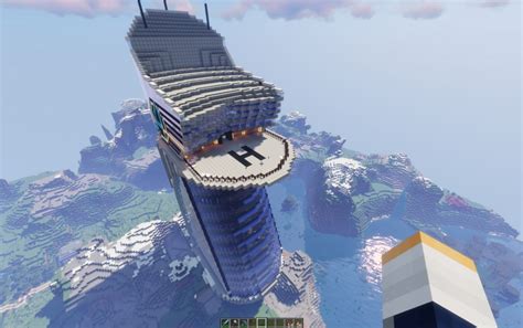 Stark Tower, creation #16711 - minecraft-schematics.com