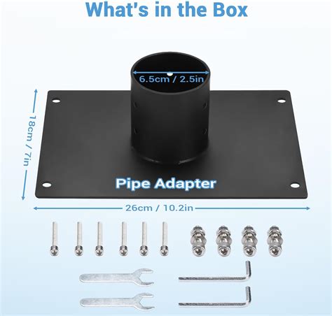 Starlink pipe adapter diameter.  This adaptable and sturdy mount allows seamless in...