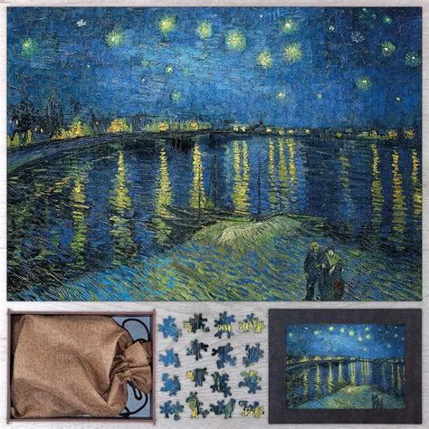 Starry Night over the Rhône - Puzzle – Today is Art Day