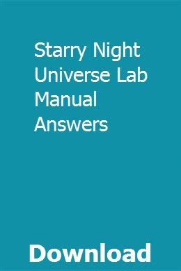 Starry night universe lab manual answers. - Grade 12 sba guidelines 2014 teacher s guide.