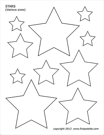 Stars Cut Out Printable