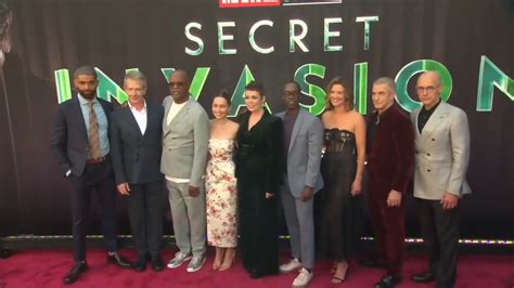 Stars of Marvel’s ‘Secret Invasion’ talk about new Disney Plus series at Hollywood premiere