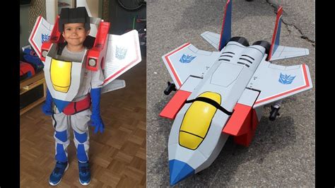 Starscream Costume DIY Tutorial 1 of 4.......... Best Transformers