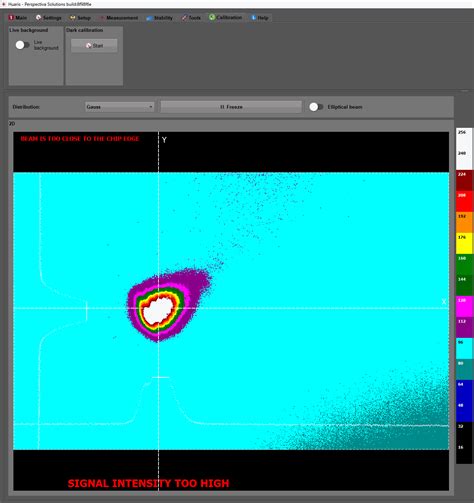 Start - Huaris - Laser beam profiler