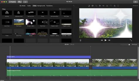 Start Editing an iMovie Project