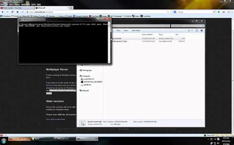 Start minecraft server.  However, doing this requires changing your home network's conf...