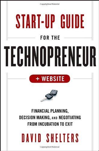 Start up guide for the technopreneur website financial planning decision. - The career guide to the horse industry.