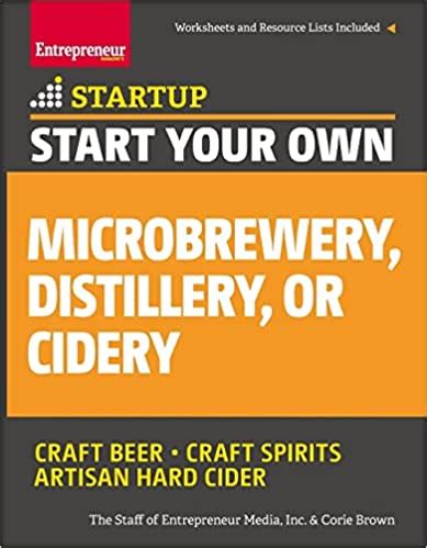 Start your own microbrewery distillery or cidery your step by step guide to success startup series. - U s master depreciation guide 2011.