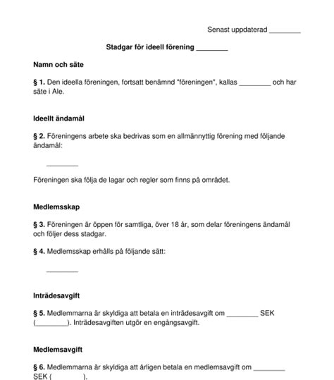 Starta ideell förening