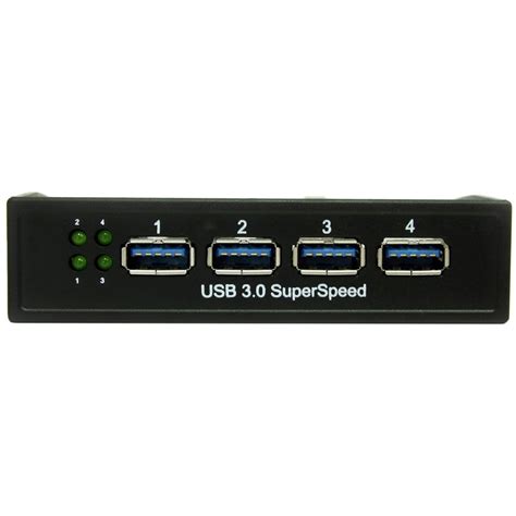 Startech.Com 35BAYUSB3S4 Usb 3.0 Front Panel 4 Port Hub with …