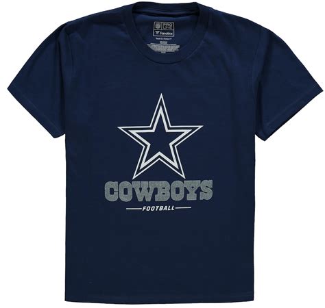 Starter Dallas Cowboys Shirt Youth Girls Small S Navy Blue ... - eBay