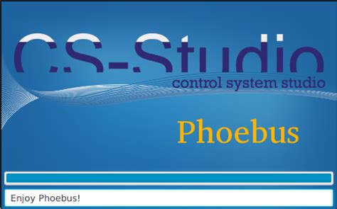 Starting CS-Studio/Phoebus — Phoebus 1.0 文档 - Read the Docs