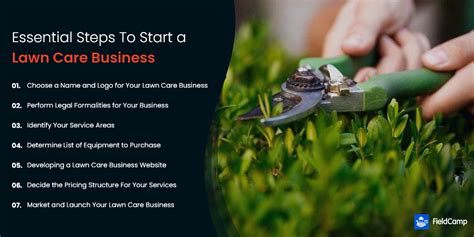Starting a lawn care business. At this point, the lawn care business has a name, a logo, a budget, the necessary start-up equipment, and a solid business plan. But to cover all those costs, there have to be clients. 