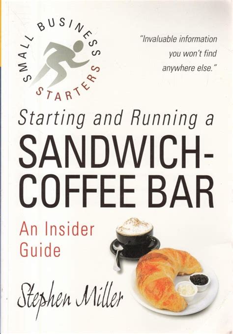 Starting and running a sandwich coffee bar an insiders guide. - Schmollers jahrbuch für gesetzgebung, verwaltung und volkswirtschaft..