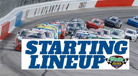 Here’s a look at the starting lineup top-10 for the race. NASCAR will be in Fort Worth, Texas for this weekend’s events. While dealing with near-record hot …. 