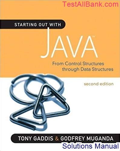 Starting out with java gaddis solutions manual 2. - Chuck c new pair of glasses.