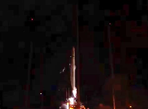 Startup’s 3D-printed rocket delivers stunning night launch but fails to reach orbit