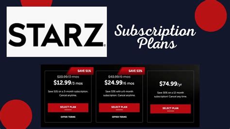 Starz annual subscription. Starz is lowering its annual subscription price from $74.99 to $69.99, the company confirmed to TechCrunch in an email. Existing Starz subscribers will see the price adjustment in their next ... 