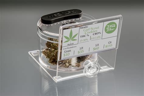 Stash Jars: Marijuana Display Containers For Dispensaries