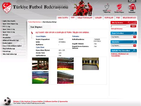 Stat Arama Detay TFF.