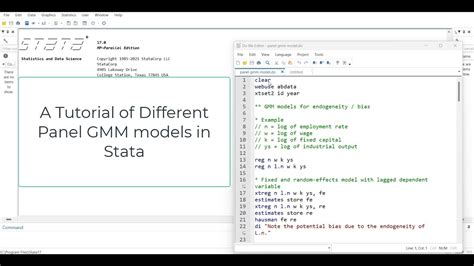 Stata gmm.  See examples, syntax, options and comparisons with 2SLS and other met...