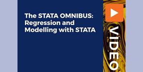 Stata learning course.  The course does not teach statistics.  Regression Modeling Techniques &n...
