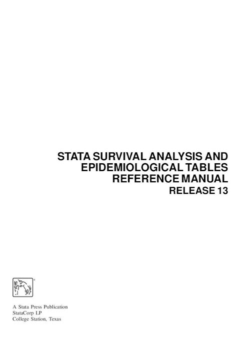 Stata manual 19.  Cross-referencing the documentation When reading this manual, you will f...