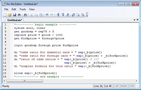 Stata price for students.  Feb 4, 2026 · Open Stata, and type in and run the example code yo...