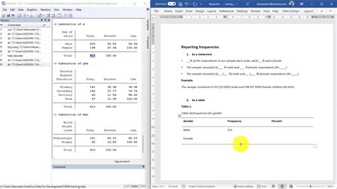Stata tutorial for beginners.  STATA for beginners course: Stats basics, creating va...