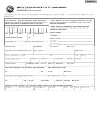 State Form 205 Download Fillable PDF or Fill Online Application for
