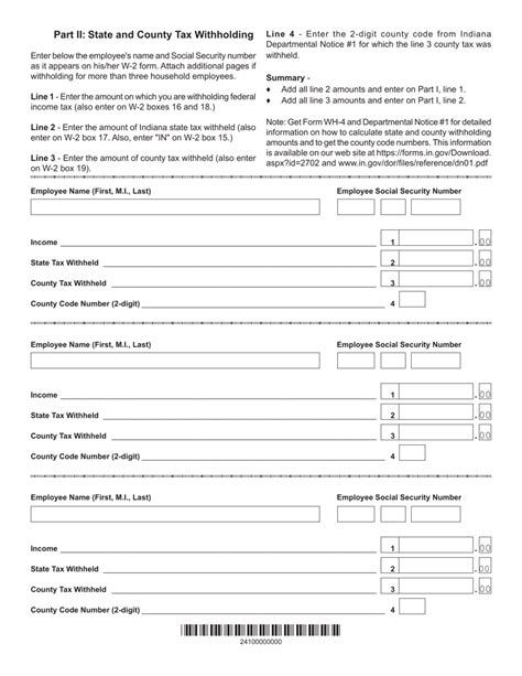 State Form 48684 Schedule INH Download Fillable PDF or Fill Online