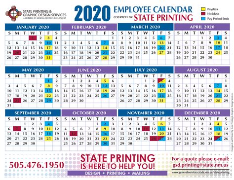 State Of Nm Employee Calendar 2024