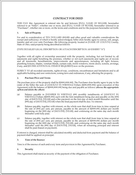 State Of Ohio Land Contract Forms Form Resume Examples Dp3OJvvLK0